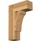 Ekena Millwork Legacy Block Rough Sawn Bracket, Western Red Cedar, 6"W x 18"D x 26"H BKT06X18X26LEC05RWR - alternate 1